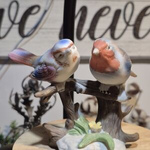 Decorative Bird Figurine Set - Multicolor